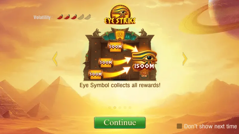 Eye Strike - game loading screen